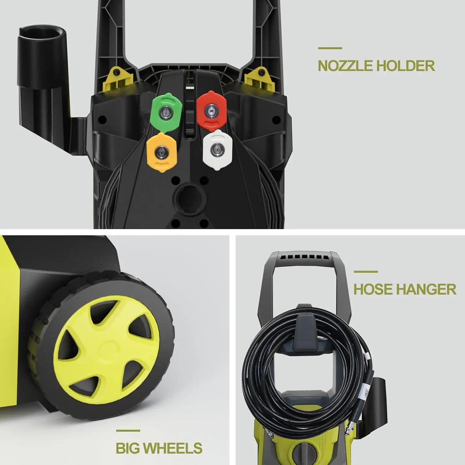 Power Washers Electric Powered 4500Psi-Max 2.8GPM High Pressure Washer Car Cleaning Machine with Adjustable