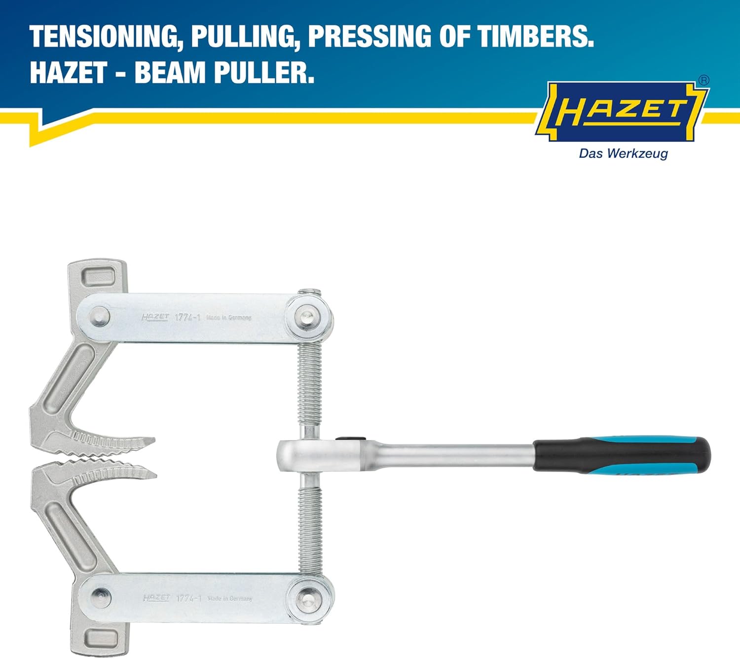 Beam Puller 1774-1 – Timber Clamp & Pull Tool | 4.53" Stroke, TR16x5 Thread