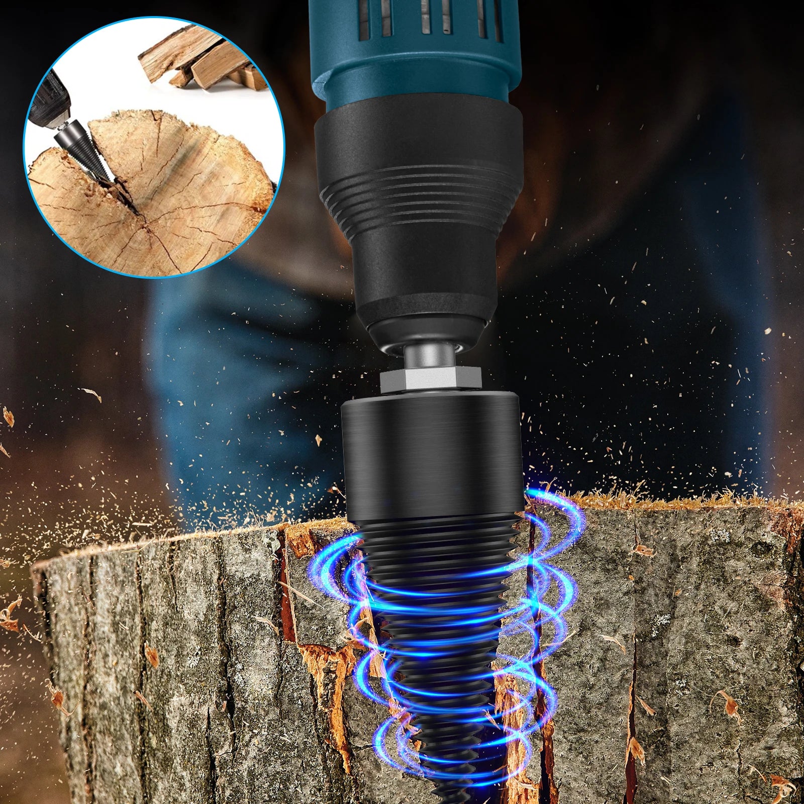 Log Splitter Screw Cones Drill Bit 