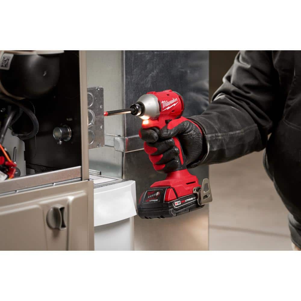 Milwaukee M18 Brushless 1/4" Impact Driver Kit | 18V, Battery, Charger & Carry Bag